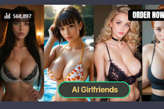 develop a standard ai nsfw website, ai saas website and ai image generator