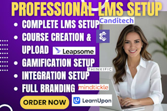 setup thinkific canditech mindtickle learnupon configo leapsome canvas lms