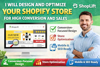 design and optimize your shopify store for high conversion and sales