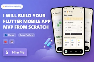 build your flutter mobile app mvp from scratch