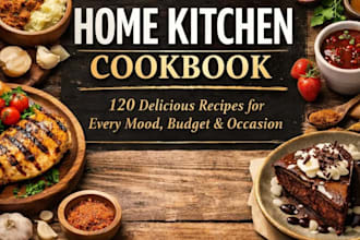 write edit and format your recipe cookbook and layout design for self publishing
