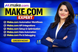 make com automation, make com workflow, make com scenario, make com expert