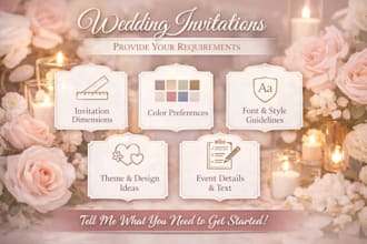design stunning wedding invitations, save the date and party invites