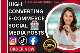 design ecommerce social media post seo instagram post series product brand