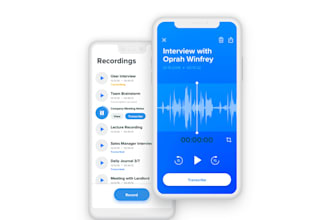 build a custom ai powered call recording app with ai transcription like otter ai