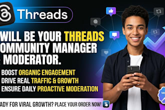 your threads community manager to boost engagement and organic growth