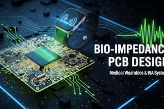design miniature medical wearable pcb with nrf52840, ecg afe and ble