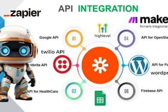 build make com  automation, API integration and workflows