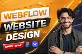 design and develop webflow website, figma to webflow website development