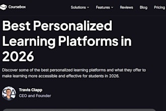 develop saas ai education website, ai learning , ai elearning, ai tutoring app