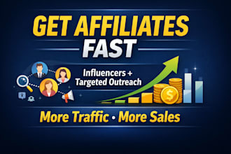 find influencers for affiliate marketing recruit affiliates to your program