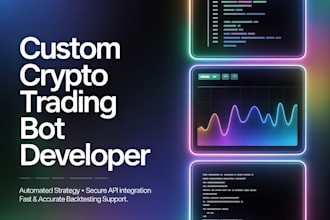 develop crypto trading bot, ai crypto trading bot with python and automation