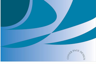 nice cover page flyer design business card