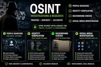 be your private detective for osint investigation