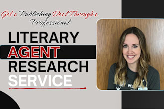 write query letter, synopsis and submit to literary agents