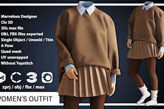 3d clothing design clo3d garment design rigging second life marvelous designer
