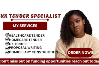 bid proposal tender bid uk tender healthcare tender domiciliary construction