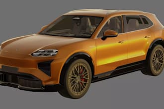 do 3d truck model, 3d car modeling vehicle complex 3d car model, interior car