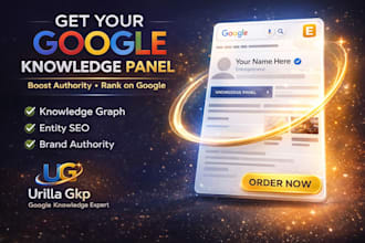 create google knowledge panel and knowledge graph for entrepreneur
