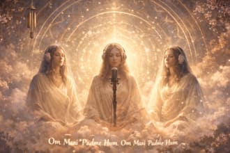 record mantra chanting ethereal vocals spiritual guided meditation binaural beat