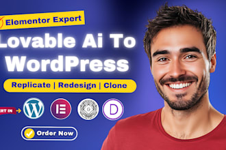 convert lovable ai to wordpress, redesign lovable ai website on wordpress