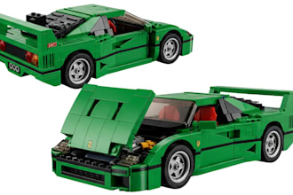 design 3d lego model car, house, bikes, toy moc with PDF manual, XML part list