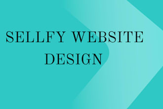do sellfy website design and redesign