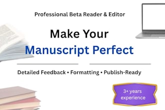 beta read your sci fi, memoir, ya romantasy and horror
