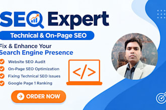 do technical SEO for google page 1 ranking