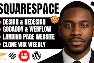migrate wix, webflow, weebly or squarespace website to wordpress