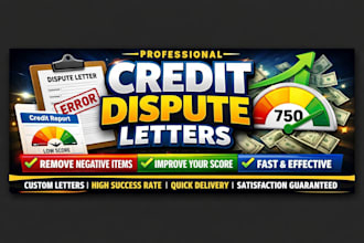 create professional credit dispute letters to remove collections, late payments