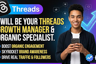 be your threads growth manager to boost engagement and viral reach