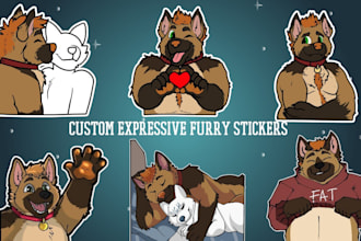 do furry sticker nsfw furry art furry sticker telegram sticker fursona con badge