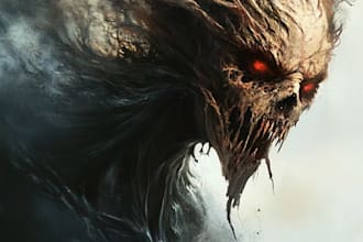 design a terrifying and original horror character