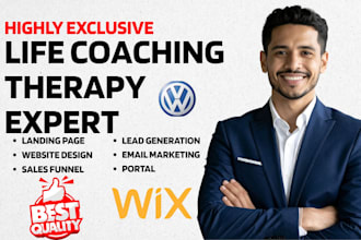 create coaching website design speaker trainer health life coach therapy website