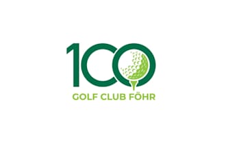 design creative top golf course logo