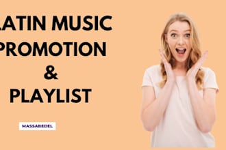 viral your latin music, latin pop, salsa, bachata music to top playlist curators
