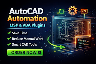 automate autocad using lisp or vba