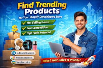 shopify trending product dropshipping product research