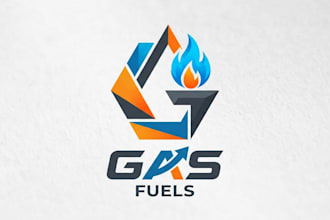 design a modern and professional gas logo