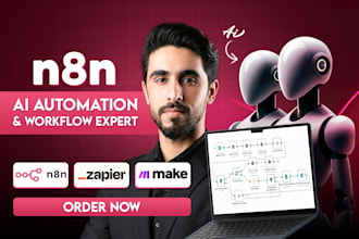 develop custom n8n automation, n8n workflow, n8n ai automation and n8n ai agents