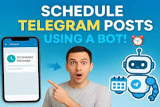 create a custom telegram bot,auto posting,auto forwarding,group manager bot