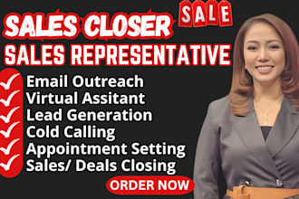 high ticket sales closer sales leads representative sales closer b2b sales
