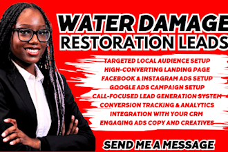 do water damage leads restoration leads contractor leads water restoration leads
