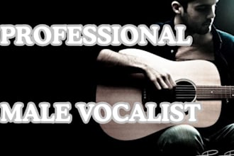 sing custom song as male singer pop vocalist rnb songwriter kpop soul singer