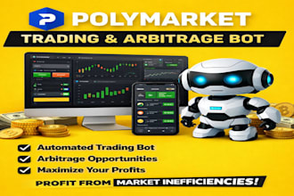 create polymarket bot, polymarket trading bot, polymarket arbitrage bot