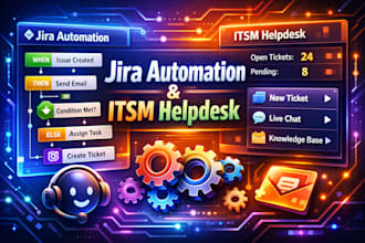 automate jira workflows and jira service management helpdesk with full itsm