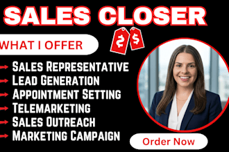 be your sales closer agent sales person b2b sales representative sales closer