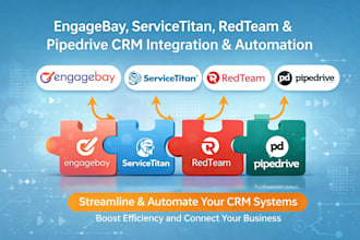 do engagebay servicetitan automation pipeline redteam pipedrive crm integration