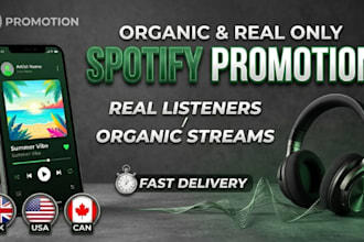 promote your music to real spotify listeners in japan and canada